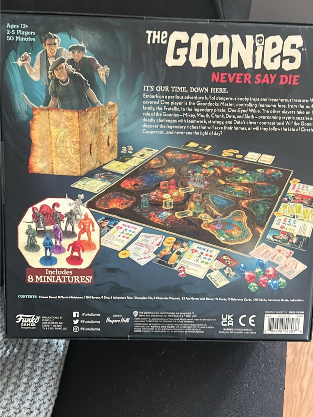 The Goonies: Never Say Die Board Game - Black Edition by Funko Games